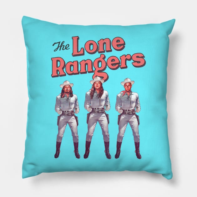 THE LONE RANGERS Pillow by darklordpug