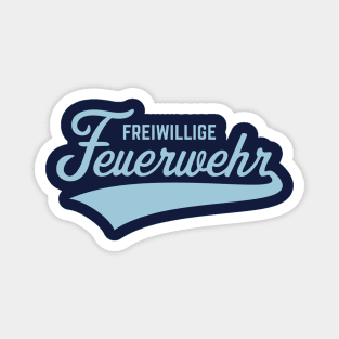 Freiwillige Feuerwehr (Schriftzug / Sky Blue) Magnet