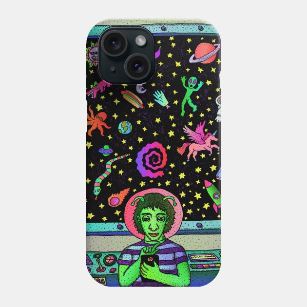 Alien Phone Case by Majenye