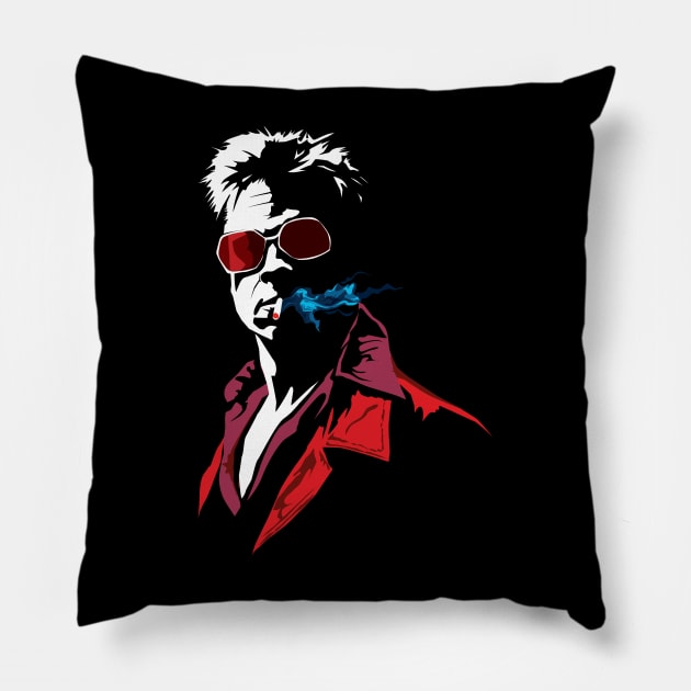 Tyler Durden Pillow by MindsparkCreative