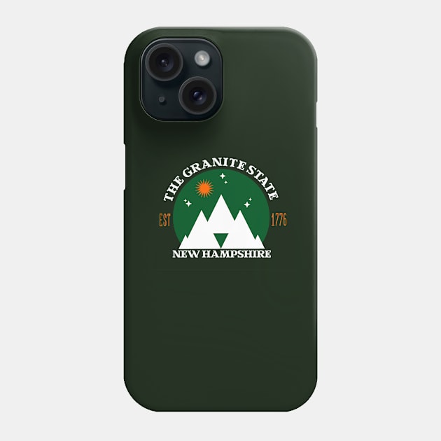 The Granite State, New Hampshire Phone Case by TaliDe