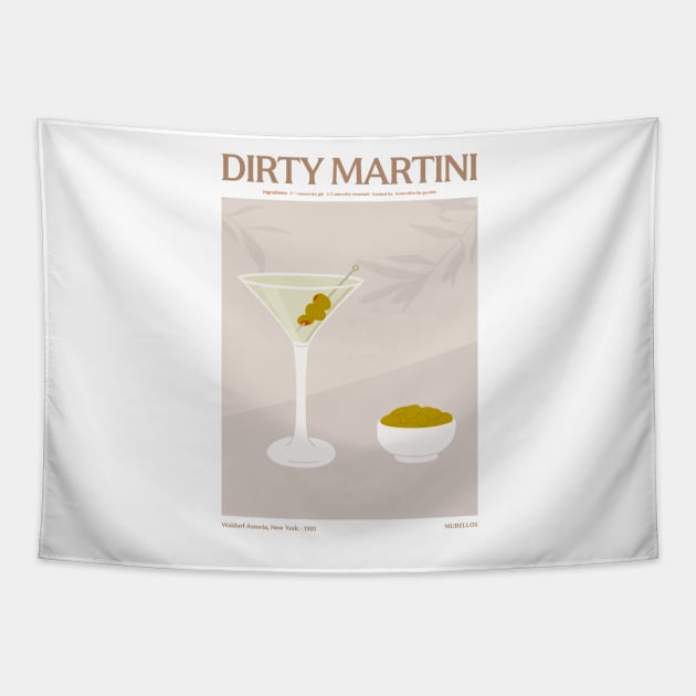 Dirty Martini Tapestry by MurellosArt