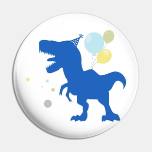 Birthday Dinosaur - T Rex - Dinosaur for Kids Pin