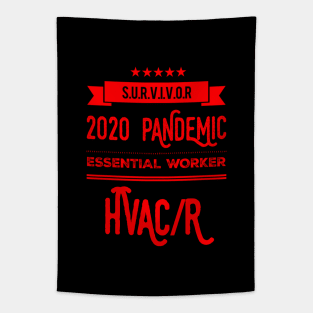 Survivor 2020 Hvac Refrigeration Essential Worker Tapestry