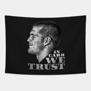 IN DEREK CARR WE TRUST Tapestry