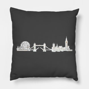 The Underground Skyline Pillow