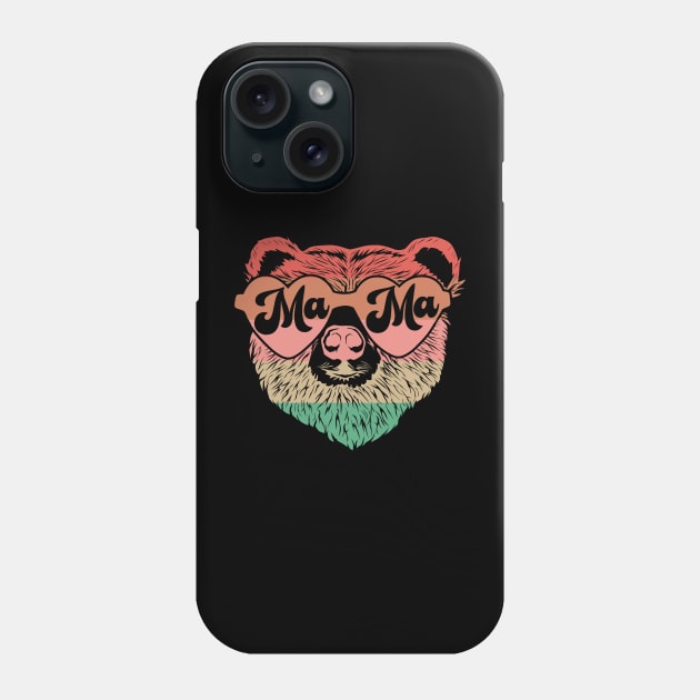 Groovy Mama Bear Mommy New Mom Mother's Day Baby Shower Phone Case by SilverLake