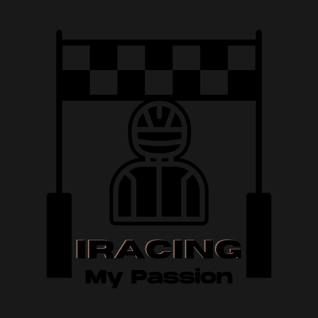 Iracing Fan T Shirt Black by GrafDot