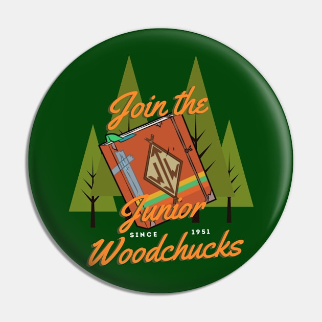 Join the Junior Woodchucks Pin by Amores Patos 