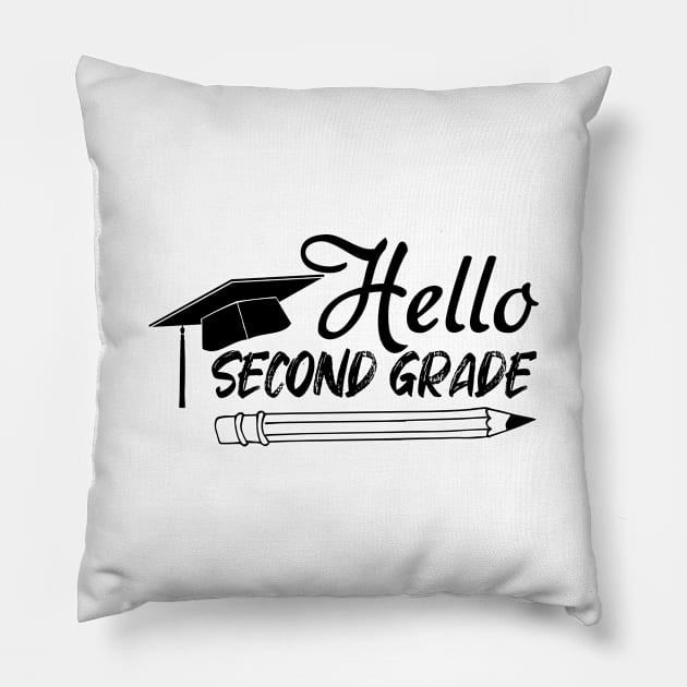 hello 2nd grade Pillow by bisho2412