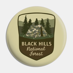 Black Hills National Forest Camping Badge Pin