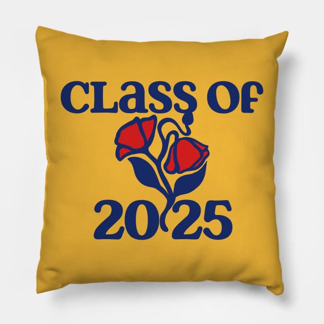 Class of 2025 Pillow by bubbsnugg