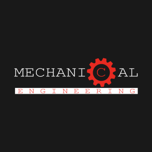 Mechanical engineering text and gear design T-Shirt