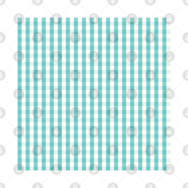 Southern Turquoise Gingham by PSCSCo