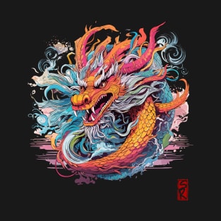 Colorful old dragon T-Shirt