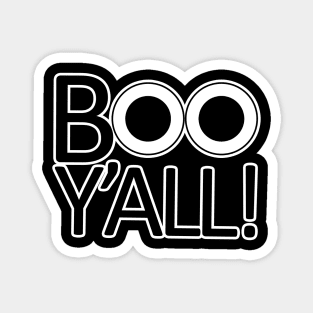 Halloween Ghost Boo Y'All Funny t-shirt Design Magnet