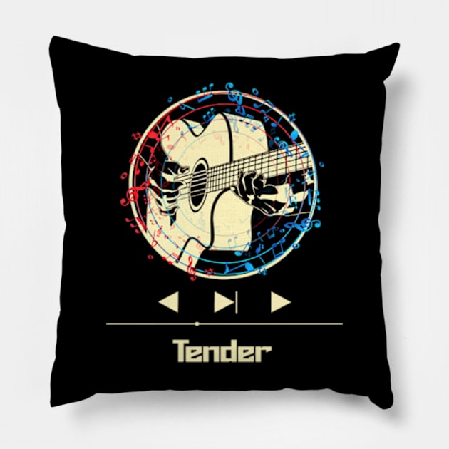 Tender on Guitar Pillow by nasib