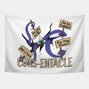 Cons-entacle - The friendly tentacle monster Tapestry