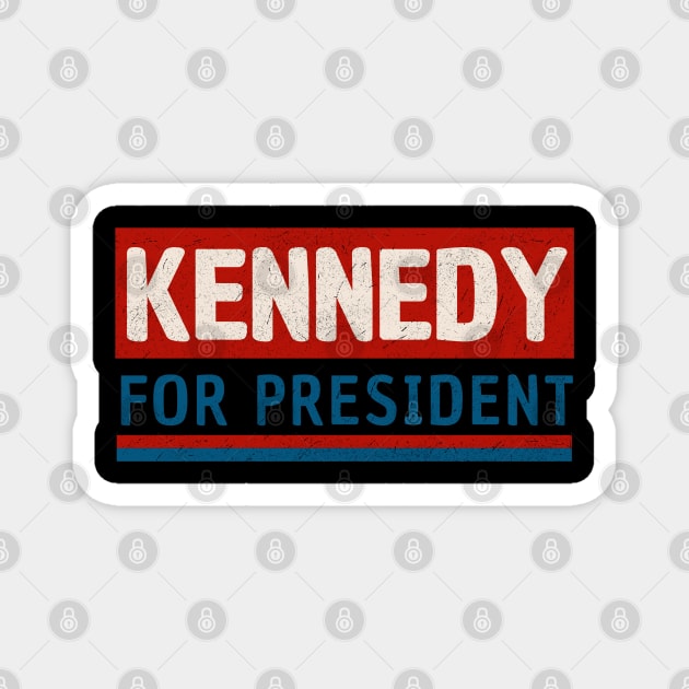 Vintage Kennedy For President JFK in 60s Magnet by Traditional-pct