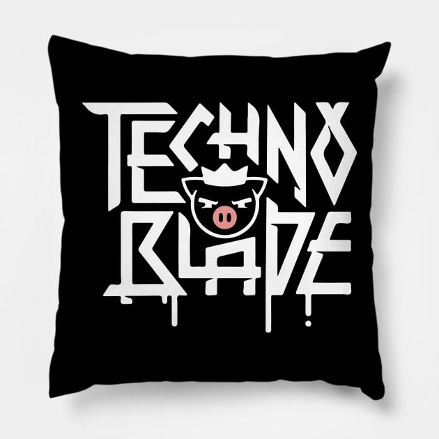 Technoblade Pillow by rozapro666