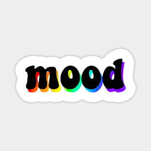 mood - rainbow shadows Magnet