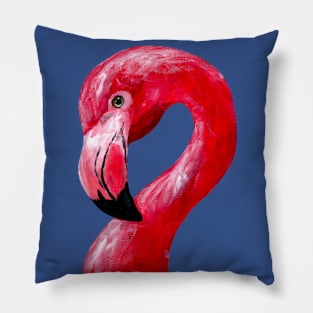 Beautiful Flamingo Head Design Pillow