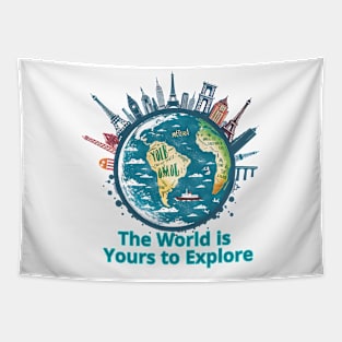 The World is Yours to Explore Tapestry