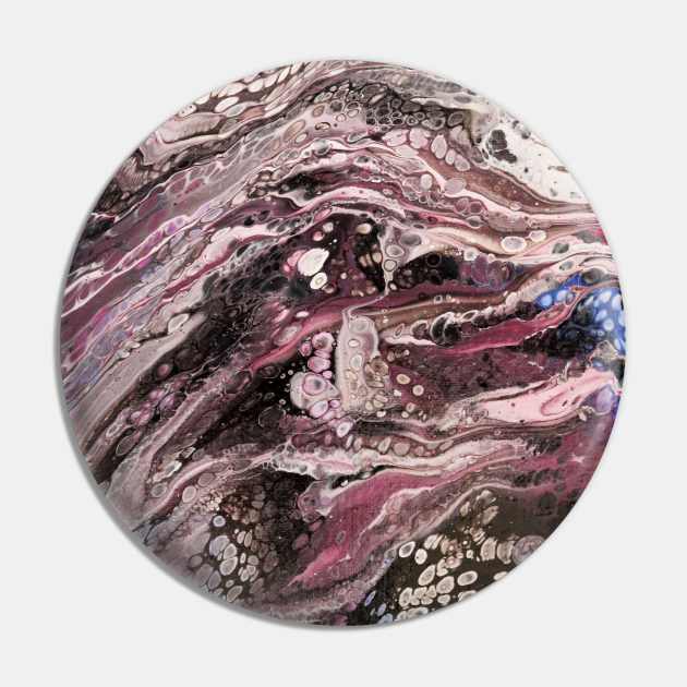 Flow Fluid Art Pin by Stacey-Design