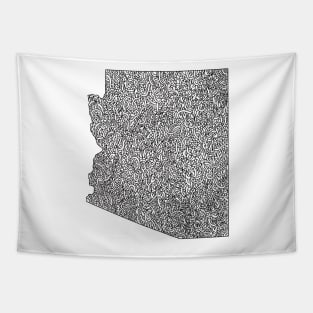 Arizona Map Tapestry