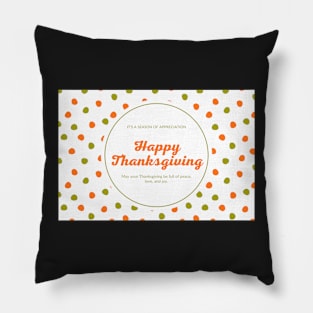 Happy Thanksgiving Card - 06 Pillow