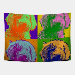 Goldendoodle Dog Lover Pop Art Original Colorful Vintage Retro Design Tapestry