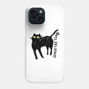 Black Cat Club Phone Case