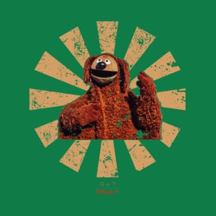 Rowlf The Dog Retro Japanese Muppets T-Shirt