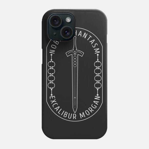 Excalibur Sword Fate Grand order Black Phone Case by Verst___