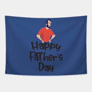 Happy Fathers Day Tapestry