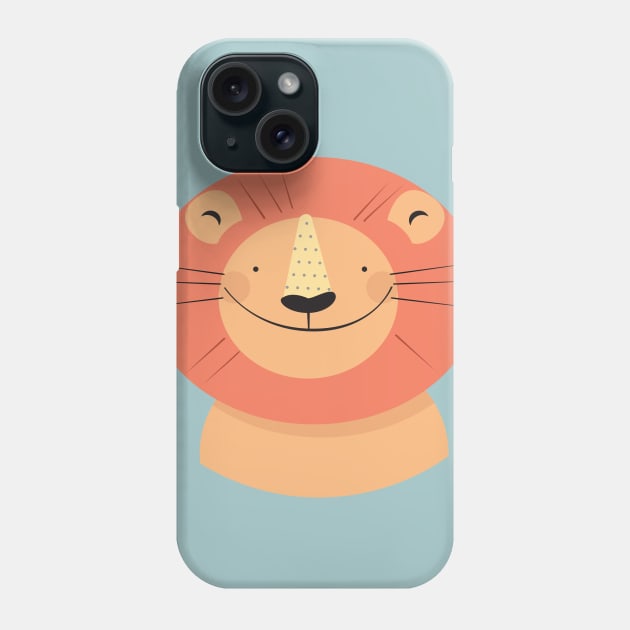 Cute Lion Phone Case by ilaamen