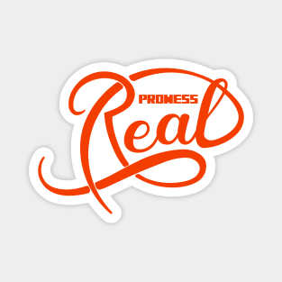 Real Prowess | Athletic Prowess | Sports Lover | Aesthetic Typography Magnet