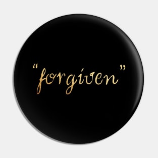 Forgiven Pin