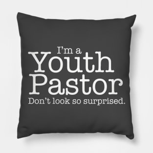 Funny Youth Pastor Appreciation Gift Pillow