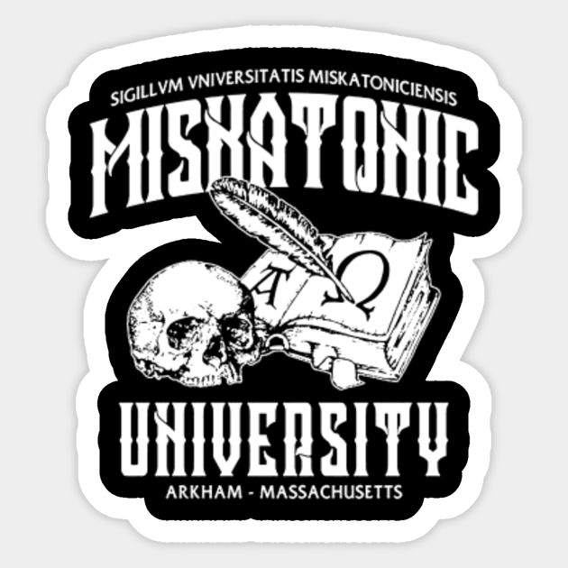 Orne Library - Miskatonic University Stickers Sold By ReynaDClarke