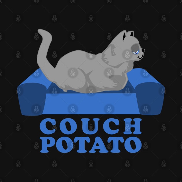 Lazy Cat - the ultimate couch potato by Mitalie