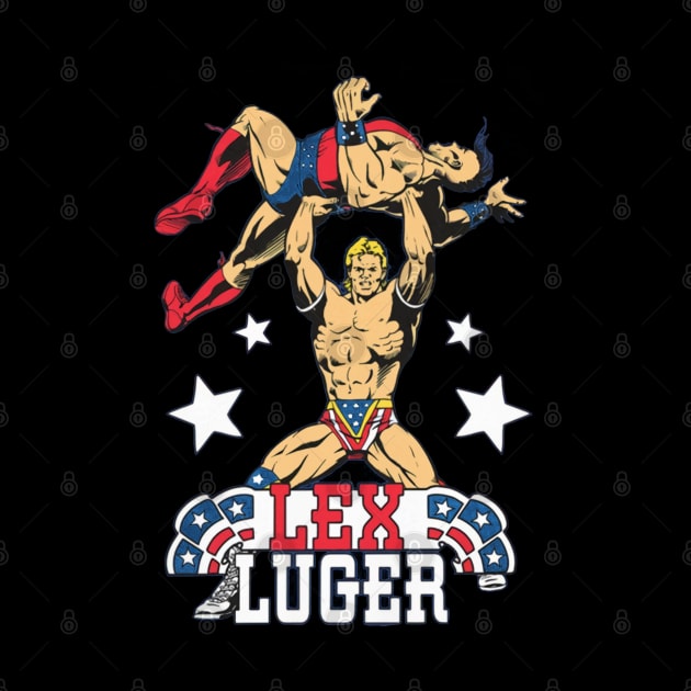 Lex Luger Cartoon by Holman