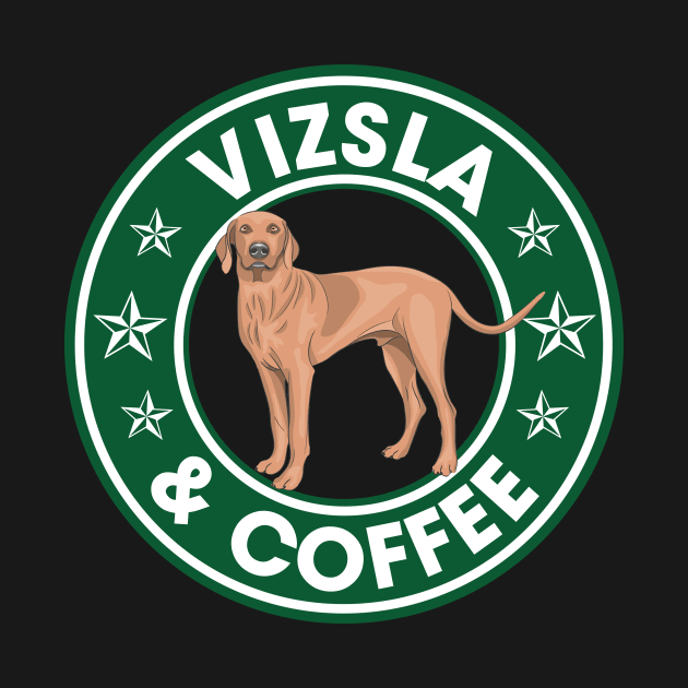 Vizsla And Coffee by ChristianCrecenzio