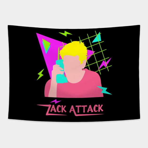 Zack Morris- Zack Attack Tapestry by NickiPostsStuff