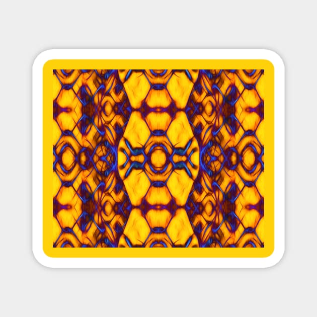 Symmetrical pattern Magnet by Guardi