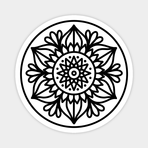 Mandala Magnet by Davbel