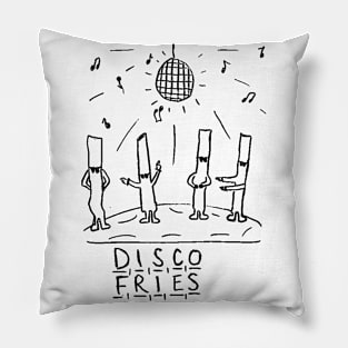 disco fries Pillow