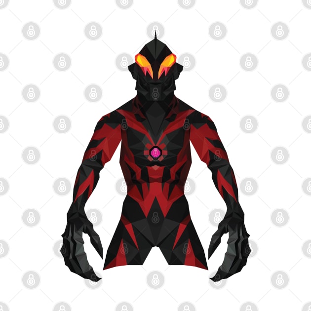 Ultraman Belial (Low Poly Style) by The Toku Verse