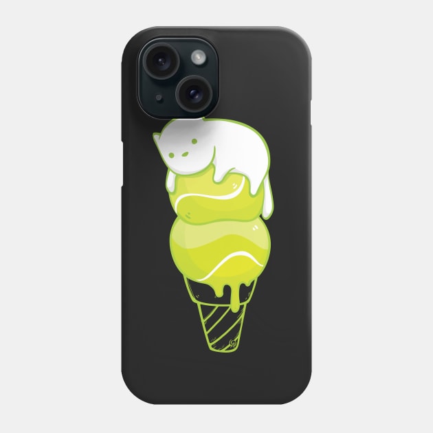 Ice cream Cat Phone Case by Olya Yatsenko