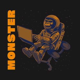 Monkey in space T-Shirt